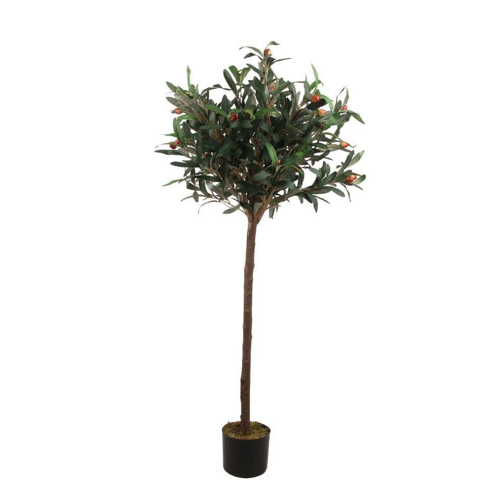 Obee Artificial Olive Tree Potted Plant | 4.3'