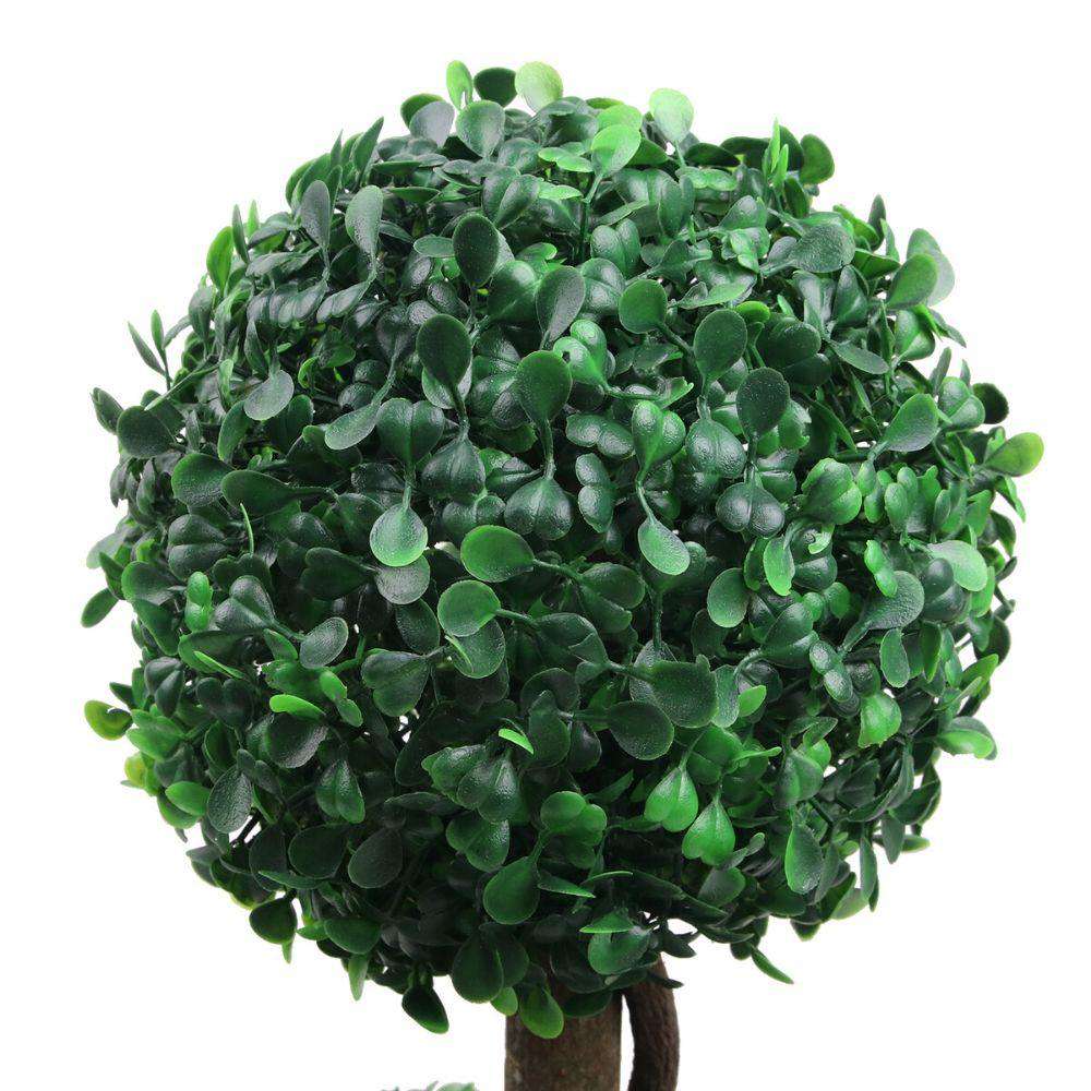 Bristol Faux Potted Boxwood Topiary Plant 26''