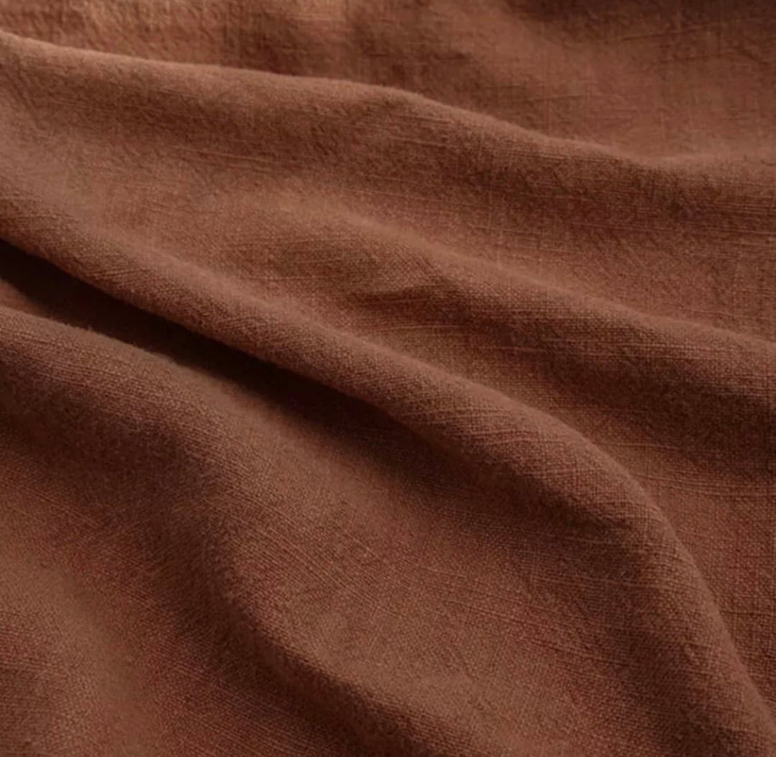 Naturally Dyed Linen Throw Pillow Cover