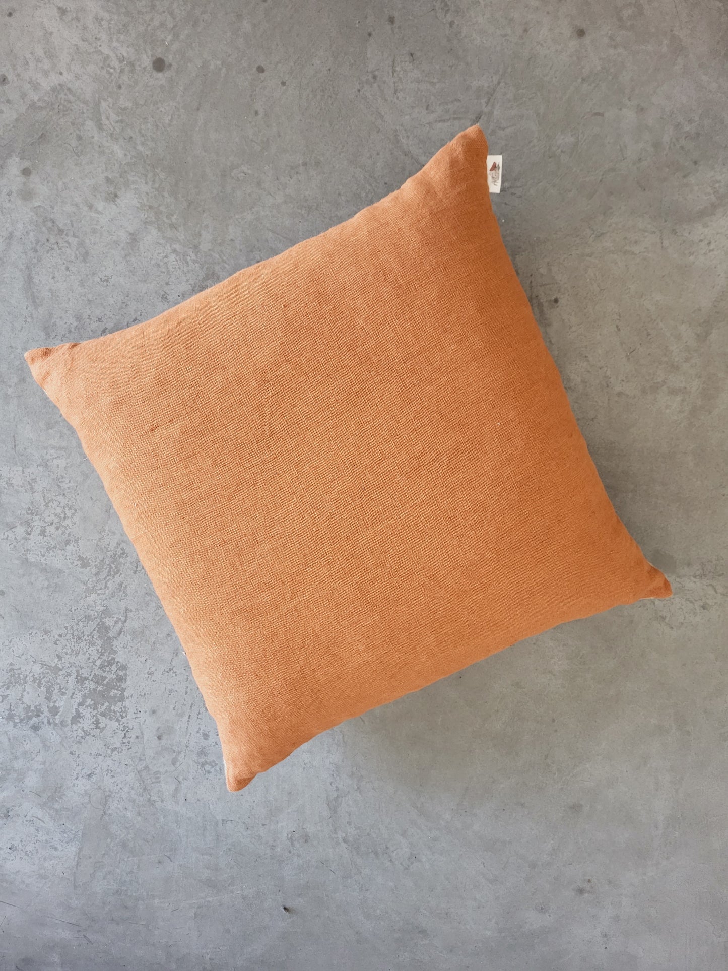 Natural Jute & Linen Pouf