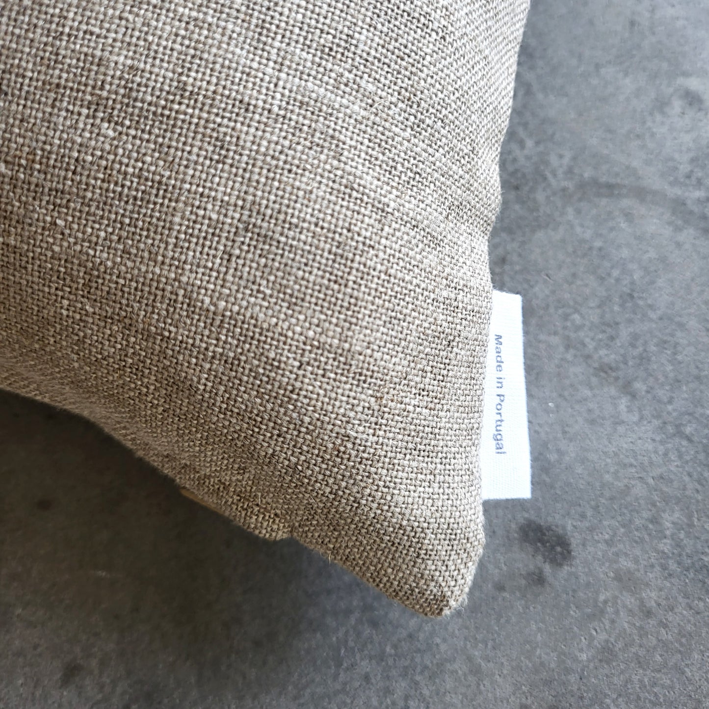 Handmade Linen Cru Cushion