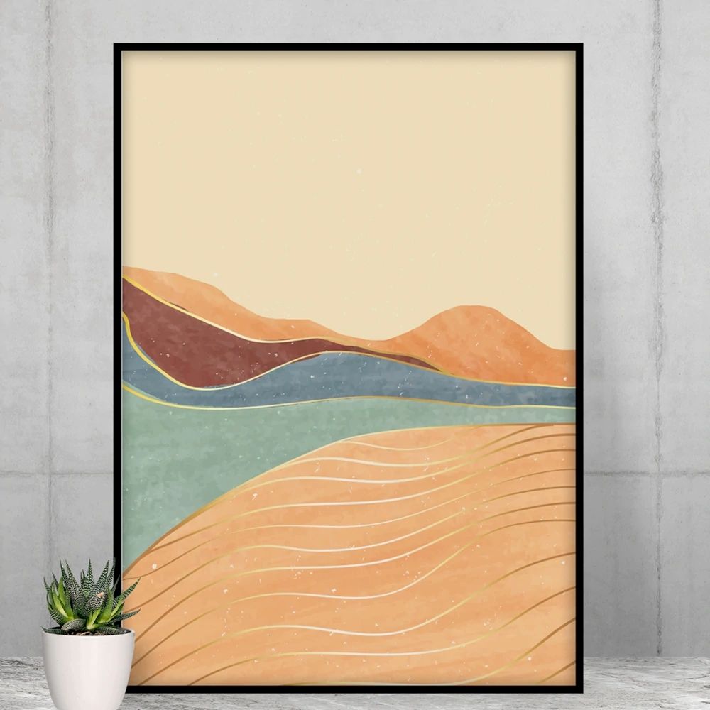 Toscana Landscape Matte Wall Art | Unframed