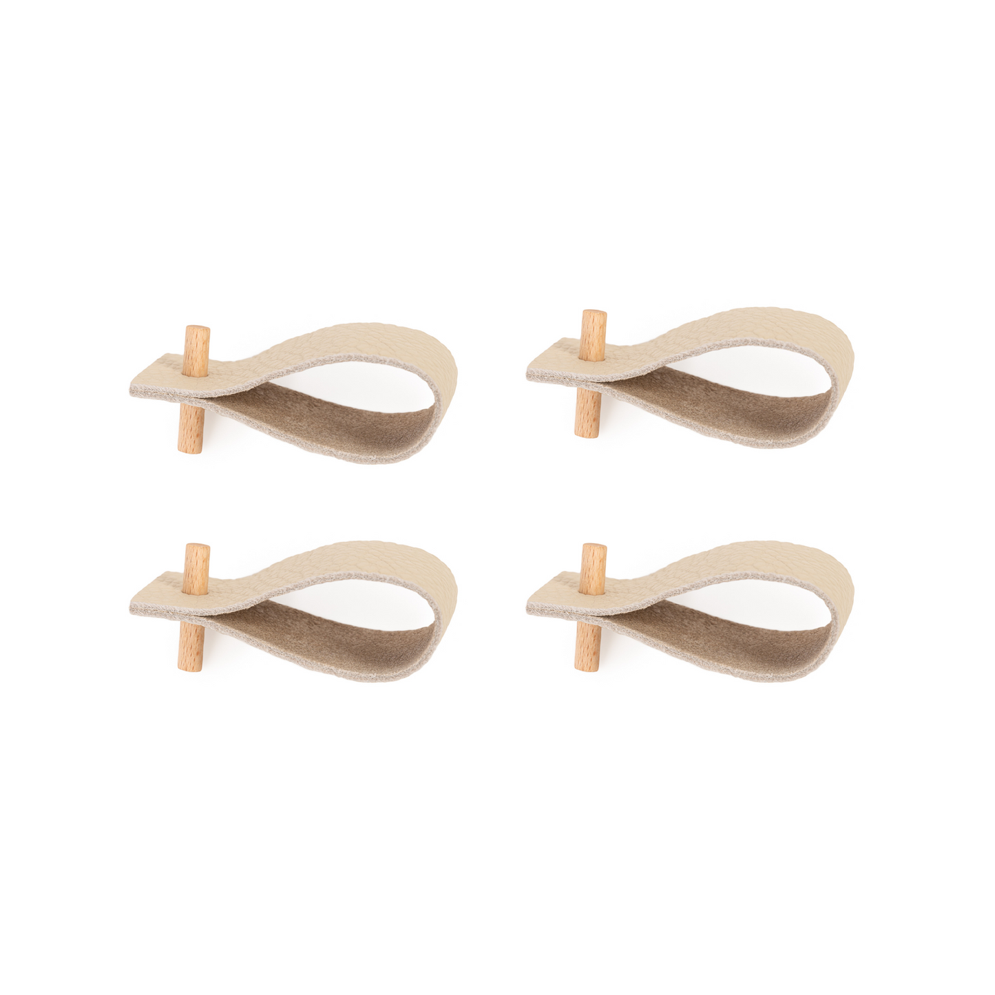 Leather Napkin Rings | Set of 4