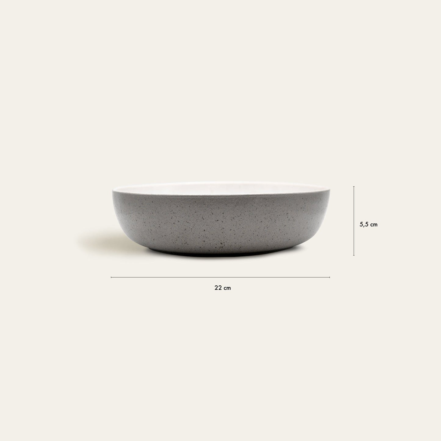 Ddoria Bowl Set of 4 or 8 - Granit Grau - Roome Collective