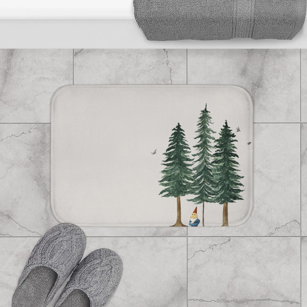 Gnome in Forest | Bath Mat - Roome Collective