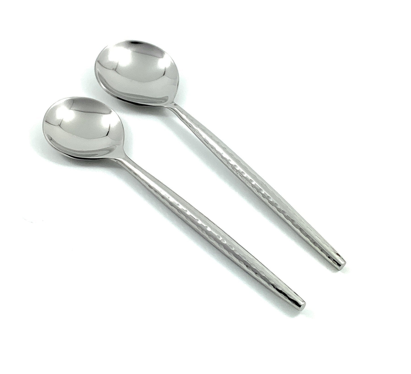 Hammered Stainless Steel Flatware - Set of 20 - Roome Collective