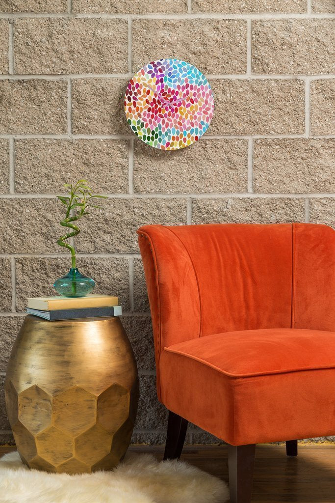 Handmade Paint Stokes Clock