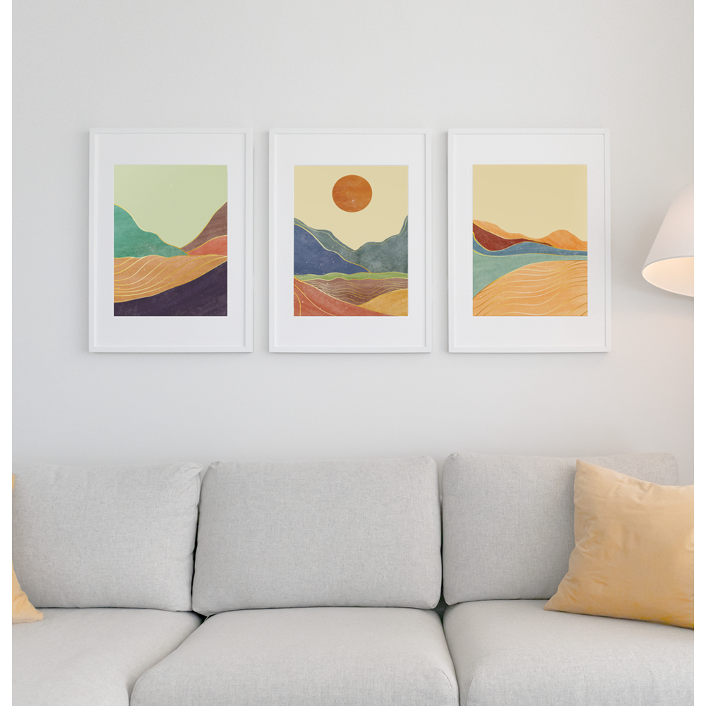 Toscana Landscape Matte Wall Art | Unframed
