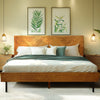 Acacia Solid Wood Bed Frame - Alander Deluxe Platform Bed