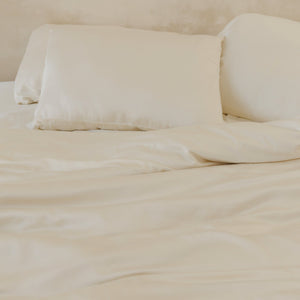 Organic Bamboo Sateen Duvet Cover Set
