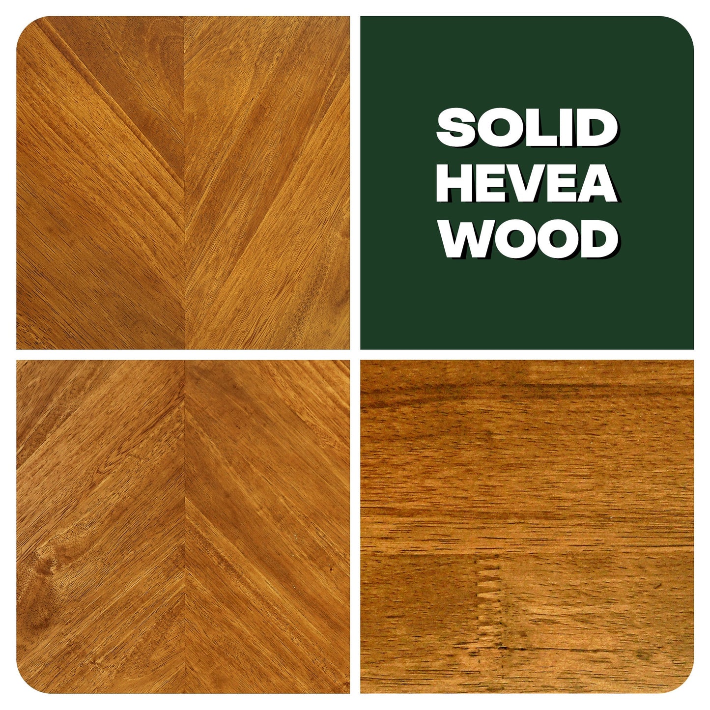 Acacia Solid Wood Bed Frame - Alander Deluxe Platform Bed