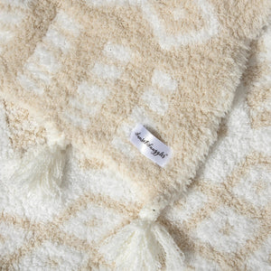 Birch & Marshmallow Tassel Extended Throw Blanket