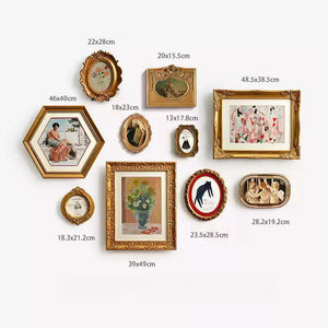 Set of 10 Retro Wall Painting-5