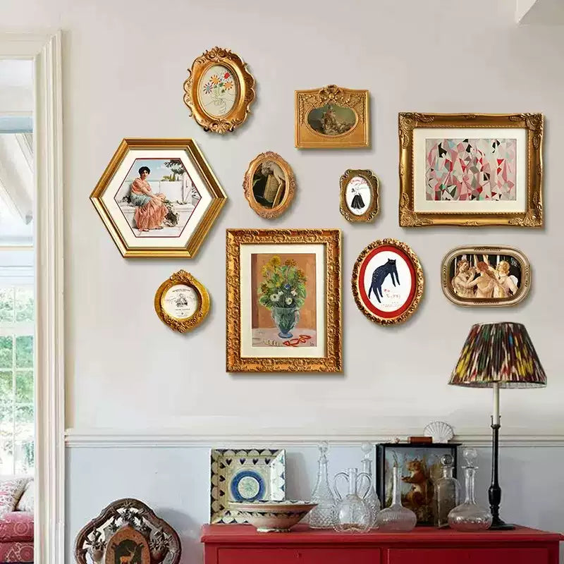 Set of 10 Retro Wall Painting-3