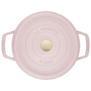 STAUB La Cocotte 2.5 L Cast Iron Round Cocotte, Sorbet Rose-1