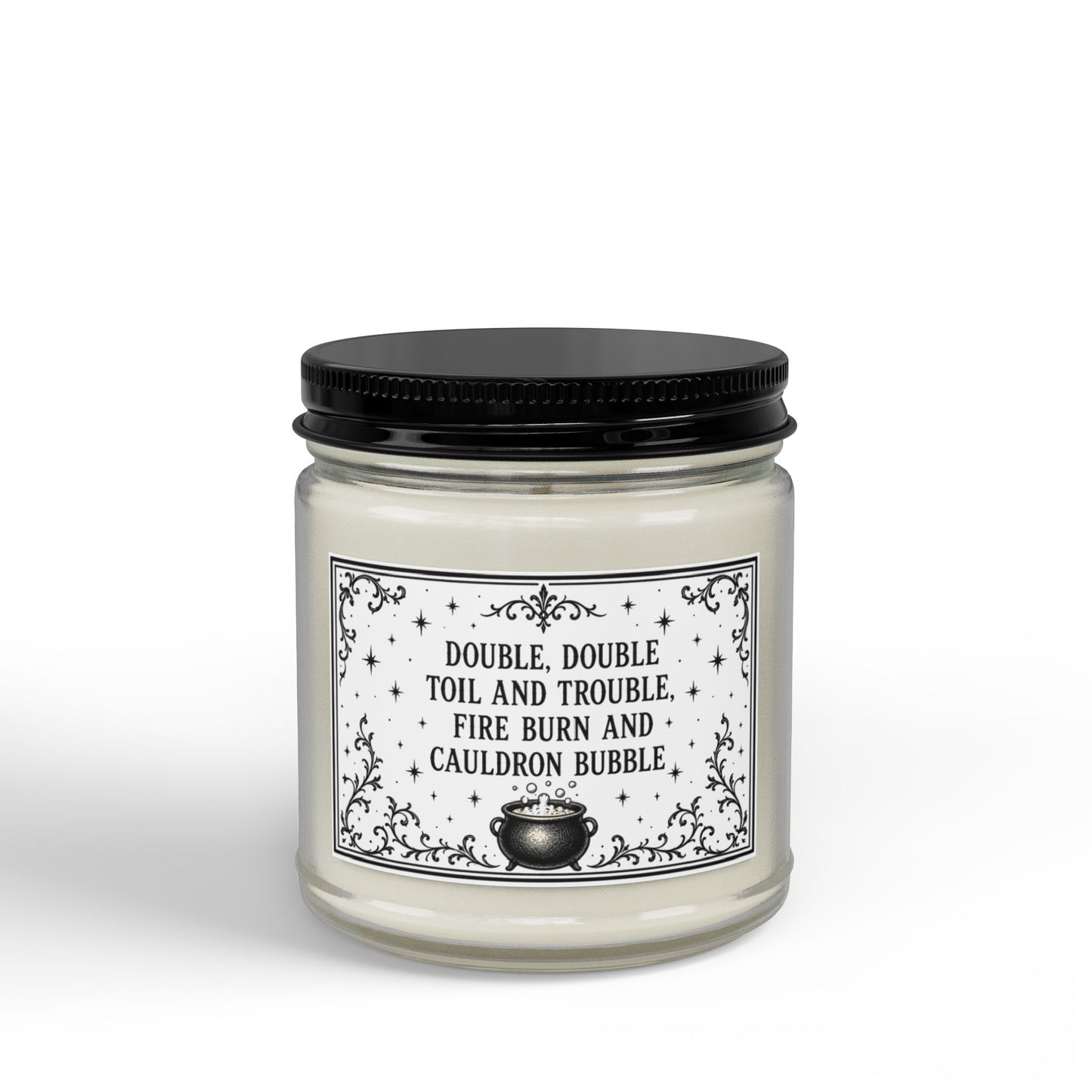 Witchy Soy Candle — “Double, Double” Scented Jar (4oz & 9oz)