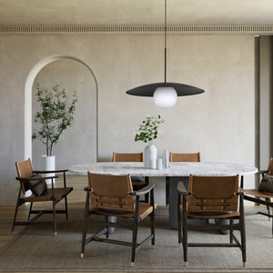 Slate Mid-Century Modern Pendant Ceiling Light for Kitchen Island, Dining Room & Statement Interior Lighting