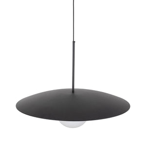 SLATE Mid-Century Modern Wide Dome Pendant Light for Kitchen Island & Dining Table