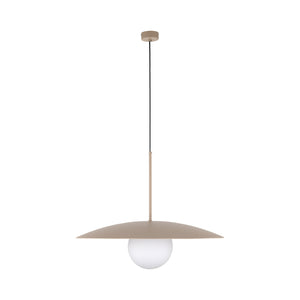 SLATE Mid-Century Modern Wide Dome Pendant Light for Kitchen Island & Dining Table