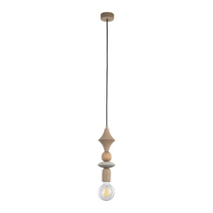 TOWER Wood Pendant Light for Kitchen Island, Bedside & Reading Nook
