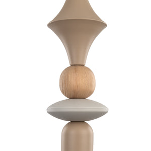 TOWER Wood Pendant Light for Kitchen Island, Bedside & Reading Nook