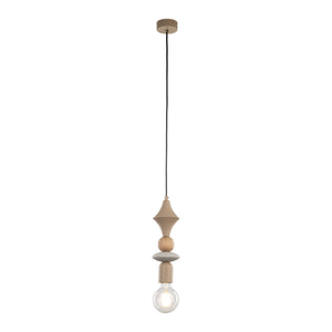 TOWER Wood Pendant Light for Kitchen Island, Bedside & Reading Nook