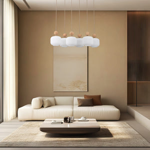 Ballo 6-Light Scandinavian Pendant Light for Dining Table & Kitchen Island