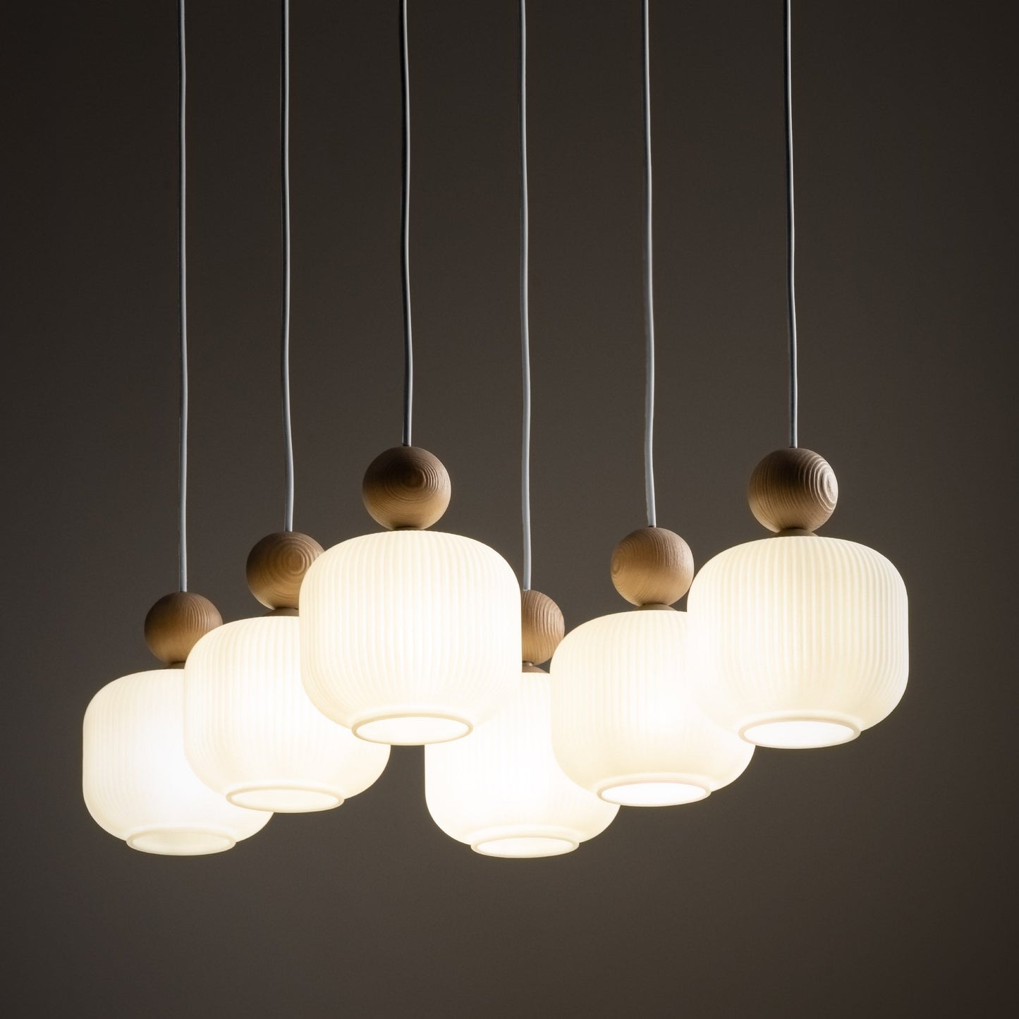 Ballo 6-Light Scandinavian Pendant Light for Dining Table & Kitchen Island