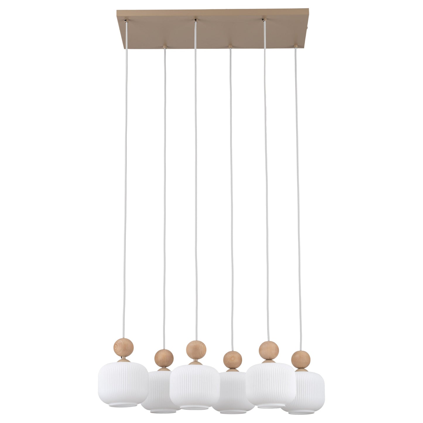 Ballo 6-Light Scandinavian Pendant Light for Dining Table & Kitchen Island