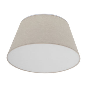 FORMO Linen Flush Mount Ceiling Light for Bedroom, Hallway & Living Room