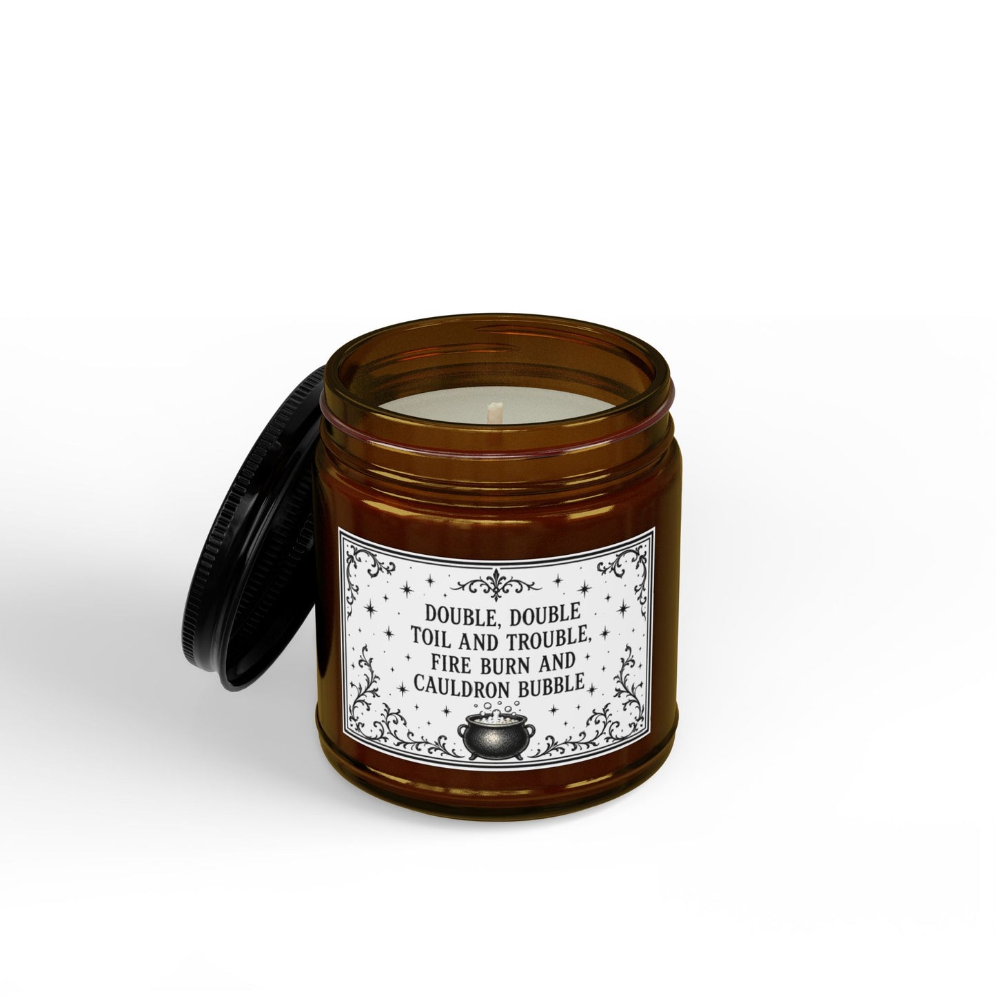 Witchy Soy Candle — “Double, Double” Scented Jar (4oz & 9oz)