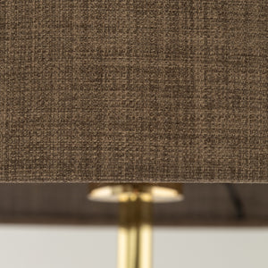 UMBERTO Brown Modern Floor Lamp for Living Room & Bedroom