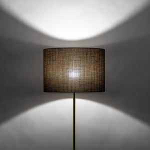 UMBERTO Brown Modern Floor Lamp for Living Room & Bedroom