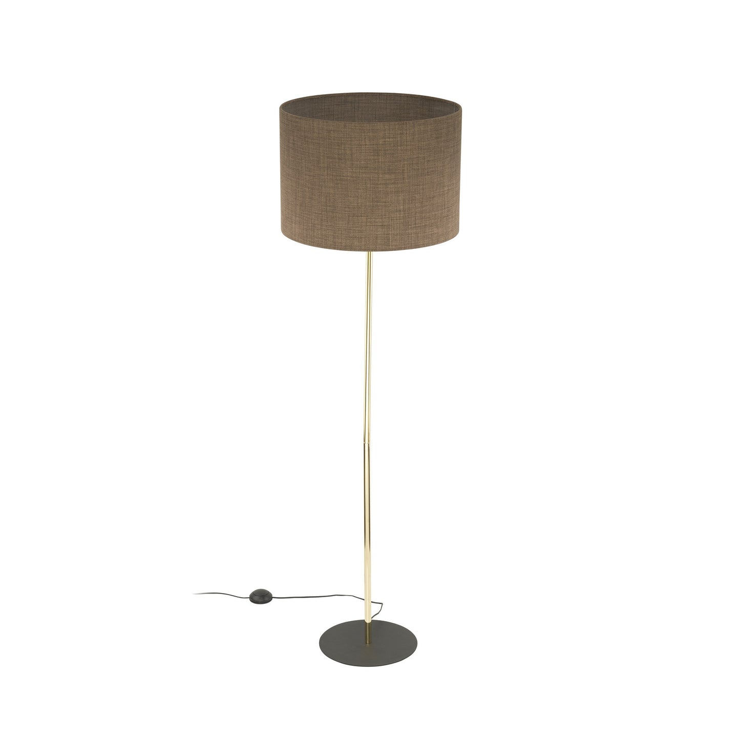 UMBERTO Brown Modern Floor Lamp for Living Room & Bedroom