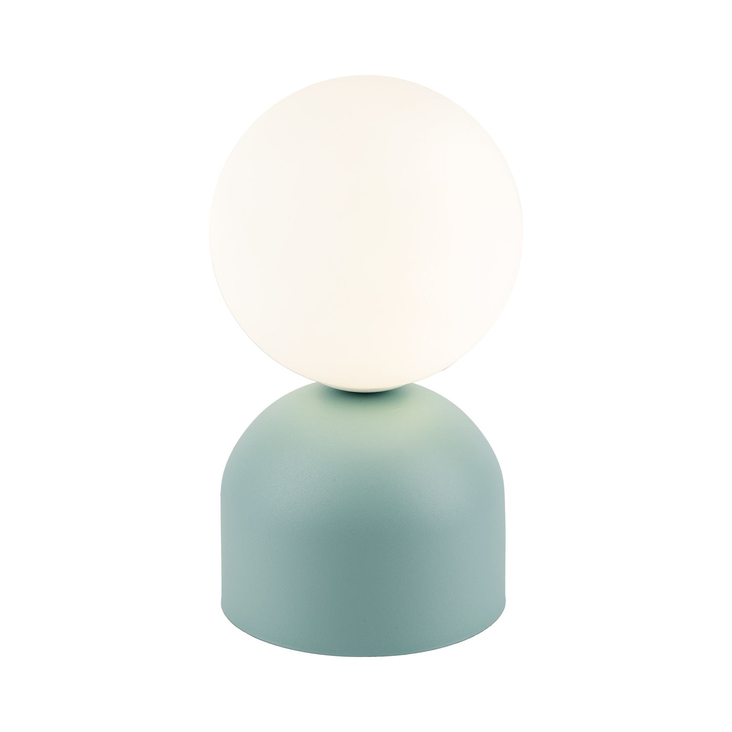 MIKI Modern Glass Globe Table Lamp for Bedroom, Living Room & Nightstand