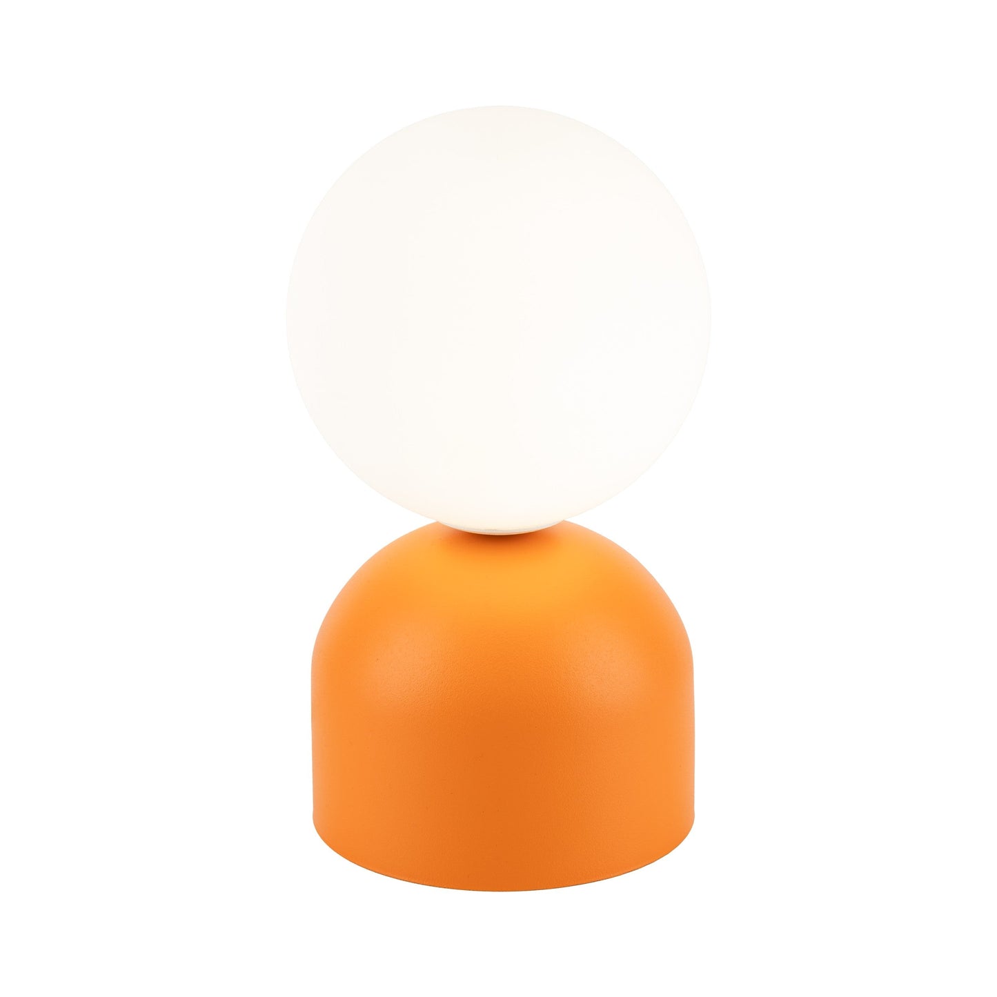 MIKI Modern Glass Globe Table Lamp for Bedroom, Living Room & Nightstand