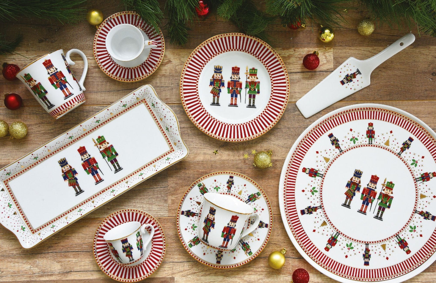 Nutcrackers Assorted Dessert Plates | Set of 4