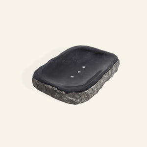 Black Marble Soap Dish