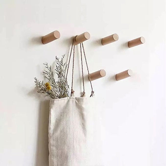 Wood Wall Hooks- Towel & Coat Hooks