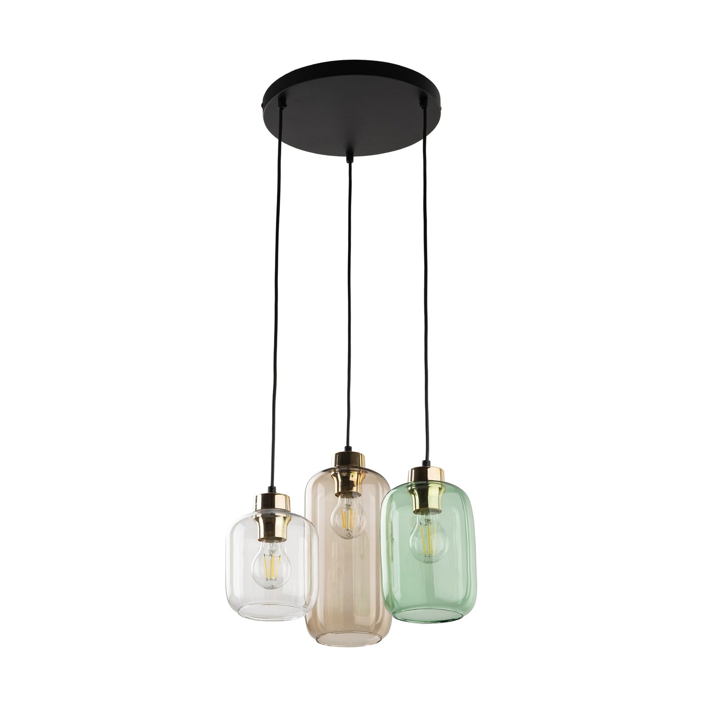 MARCO Mid-Century Modern 3-Light Pendant for Kitchen Island & Dining Table
