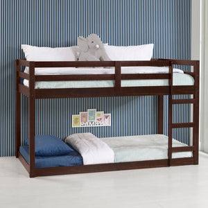 Barney Twin Bunk Loft Bed - Espresso