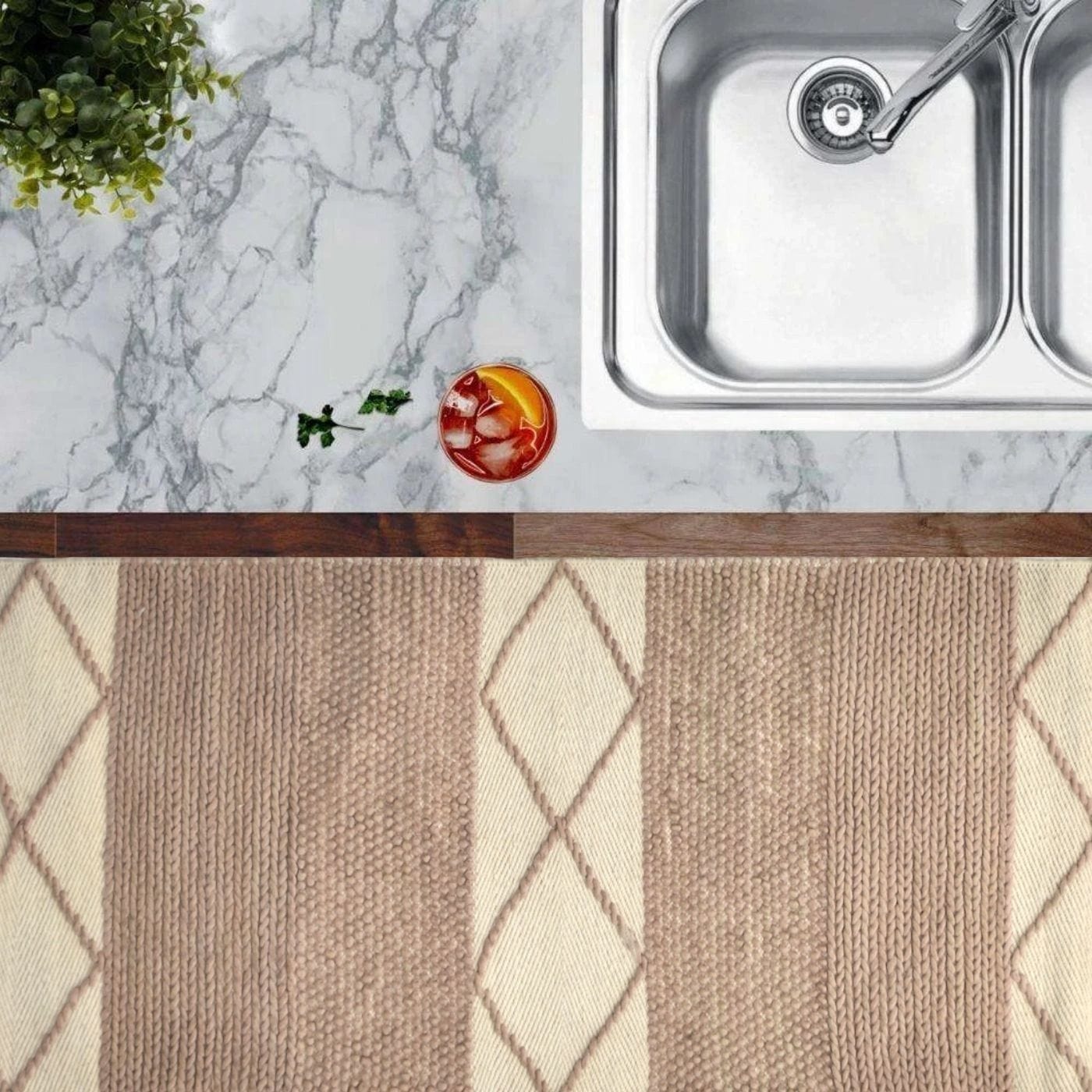 Clementine Woven Wool Runner