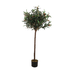 Obee Artificial Olive Tree Potted Plant | 4.3'
