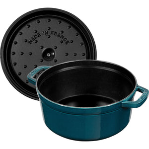 STAUB La Cocotte 3.7 L Cast Iron Round Cocotte, La-Mer-3