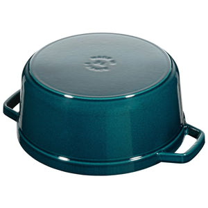 STAUB La Cocotte 3.7 L Cast Iron Round Cocotte, La-Mer-2