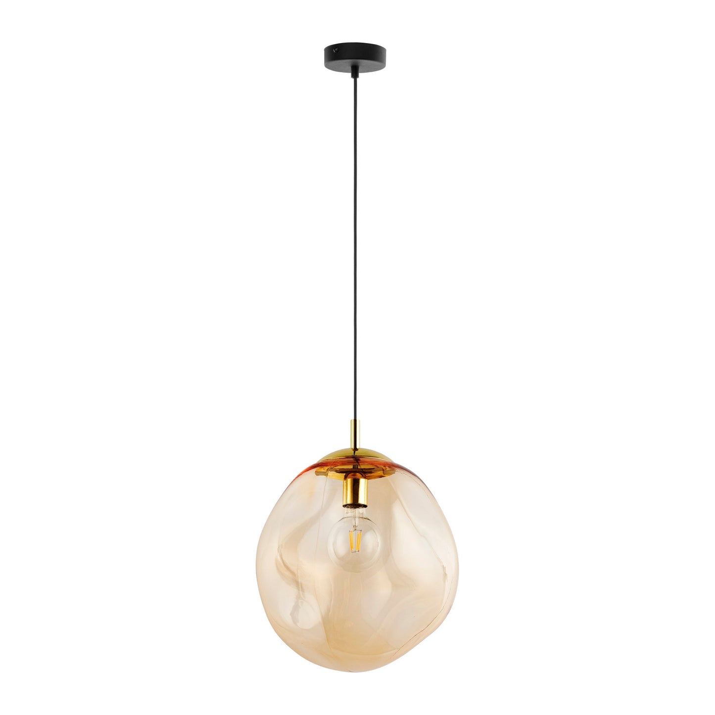 SOL Large Glass Pendant Light for Kitchen Island, Dining Room & Modern Interiors