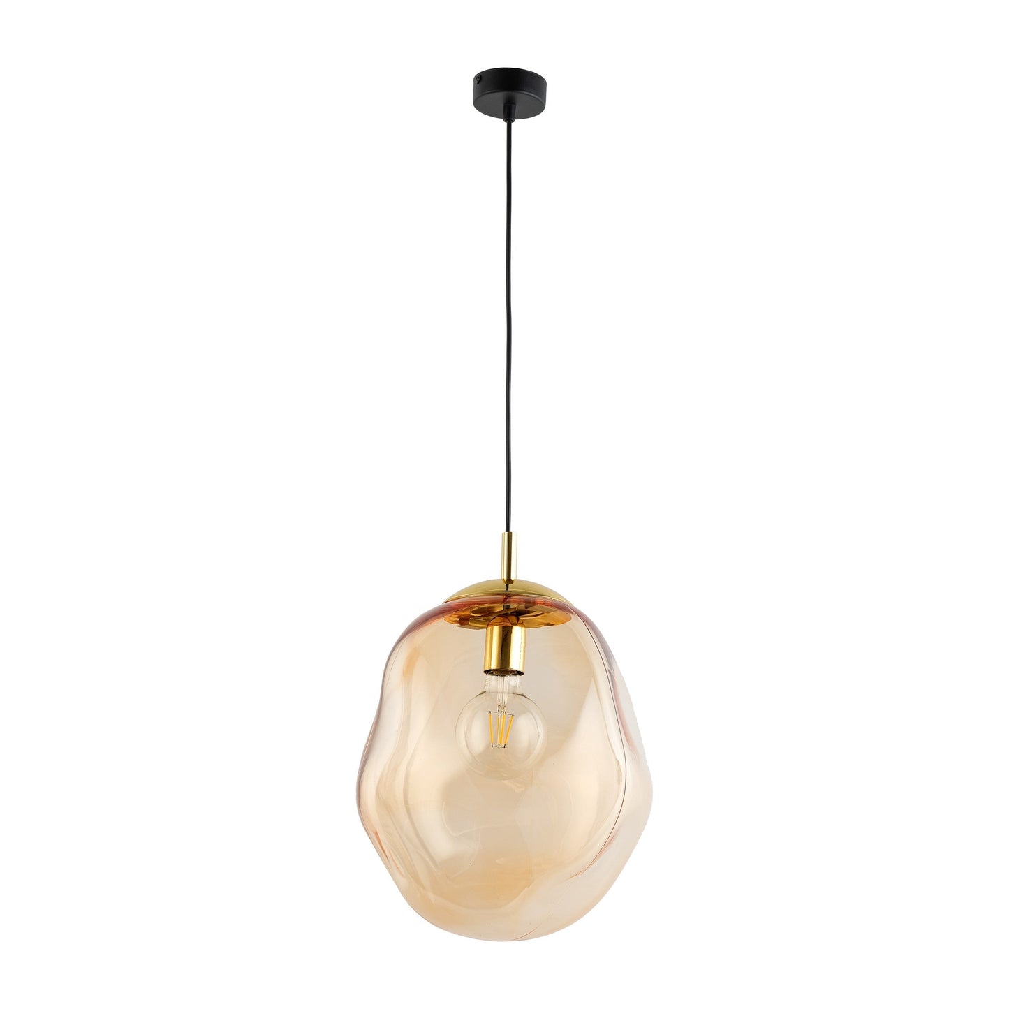 SOL Large Glass Pendant Light for Kitchen Island, Dining Room & Modern Interiors