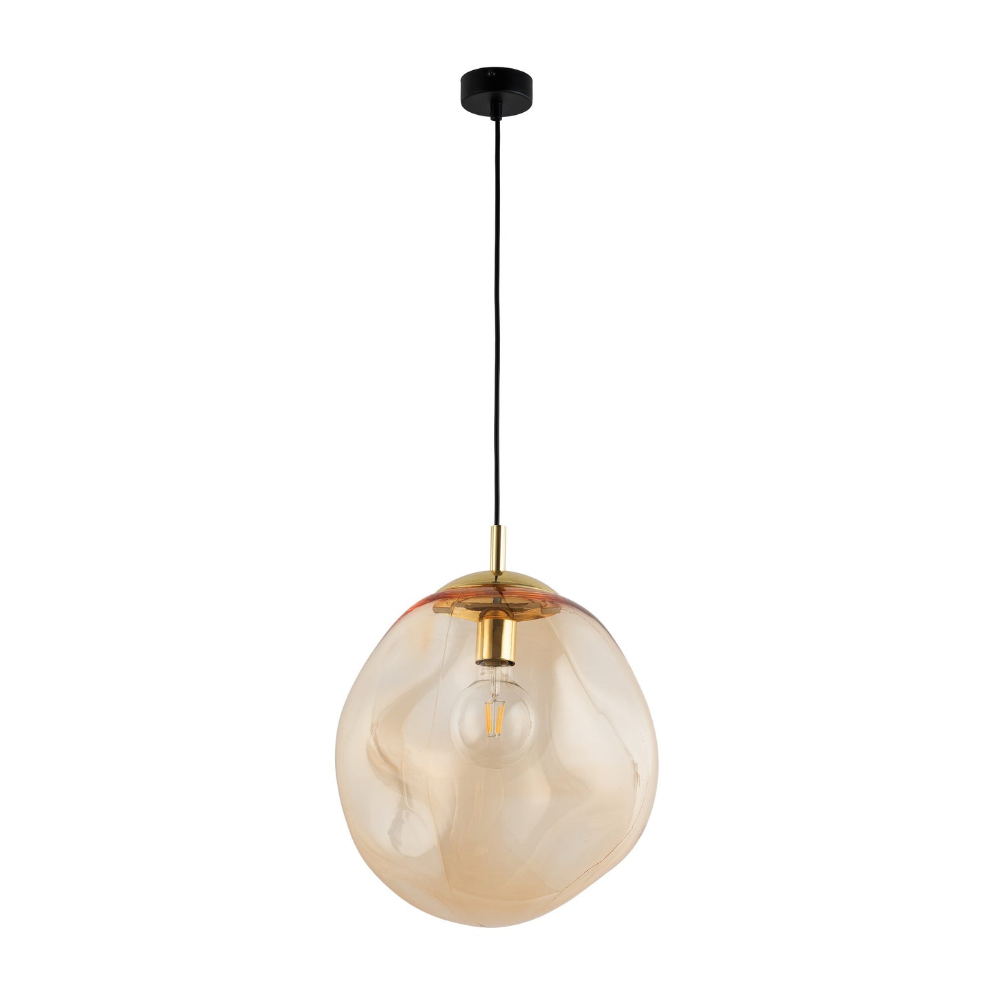 SOL Large Glass Pendant Light for Kitchen Island, Dining Room & Modern Interiors