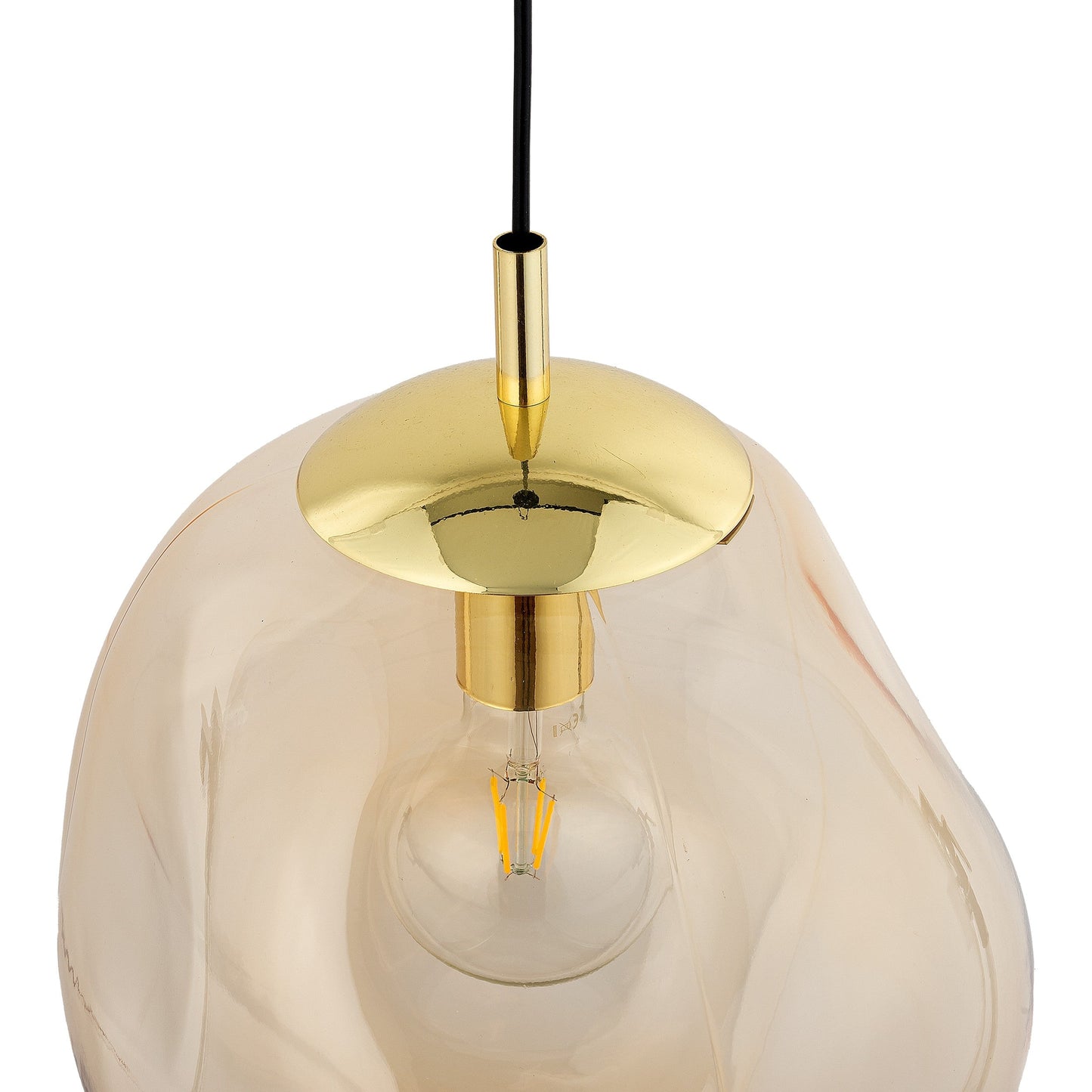 SOL Large Glass Pendant Light for Kitchen Island, Dining Room & Modern Interiors