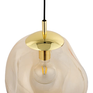 SOL Large Glass Pendant Light for Kitchen Island, Dining Room & Modern Interiors